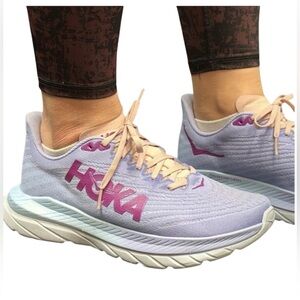 Hoka Mach 5 Running Shoes in Baby Lavender / Summer Song, Hoka One One Size 6B